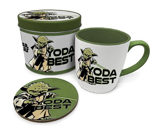 STAR WARS - Yoda Best - Mug & coaster in metal tin - P.Derive - Merchandise - STAR WARS - 5050293854656 - 2. oktober 2020
