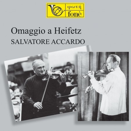 Cover for Accardo,salvatore &amp; Manzini,laura · Omaggio A Heifez (natural Sound Recording) (SACD) (2019)