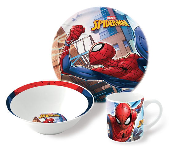 Cover for Spiderman · 3-piece Ceramic Gift Set (78365) (Toys)