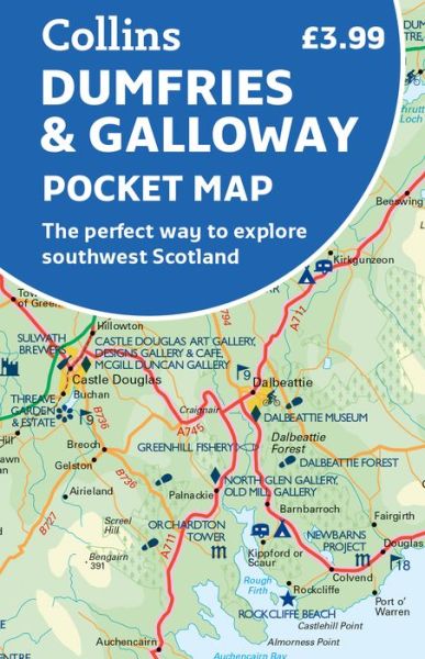 Cover for Collins Maps · Dumfries &amp; Galloway Pocket Map: The Perfect Way to Explore Southwest Scotland (Kartor) (2022)