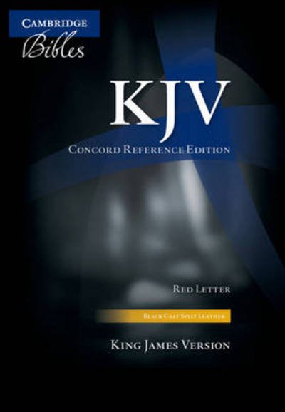 Cover for Cambridge Bibles · KJV Concord Reference Bible, Black Calf Split Leather, KJ564:XR (Skinnbok) [Black] (2011)