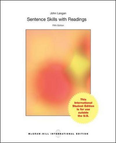 Cover for John Langan · Sentence Skills With Readings (Taschenbuch) (2013)