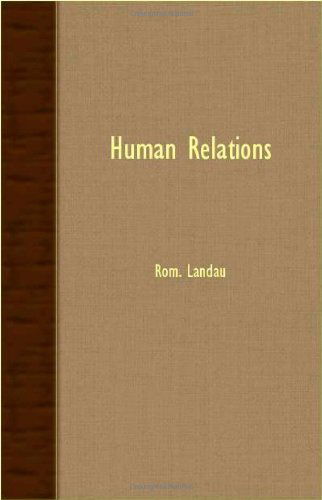 Cover for Rom. Landau · Human Relations (Paperback Bog) (2007)