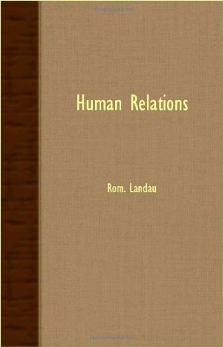 Cover for Rom. Landau · Human Relations (Paperback Book) (2007)