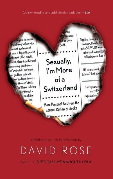 Sexually, I'm More of a Switzerland - David Rose - Bøger - Scribner - 9781439125656 - 16. februar 2013