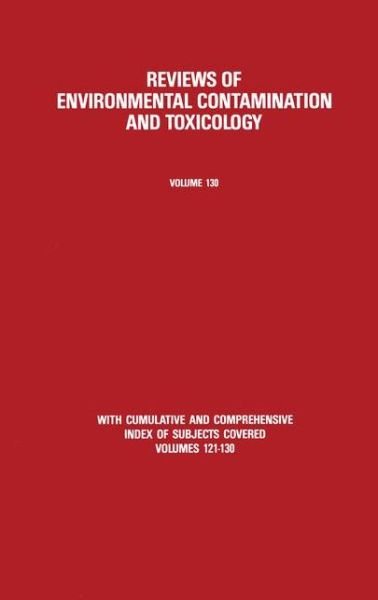 Cover for George W. Ware · Reviews of Environmental Contamination and Toxicology: Continuation of Residue Reviews - Reviews of Environmental Contamination and Toxicology (Paperback Bog) [Softcover reprint of the original 1st ed. 1993 edition] (2011)