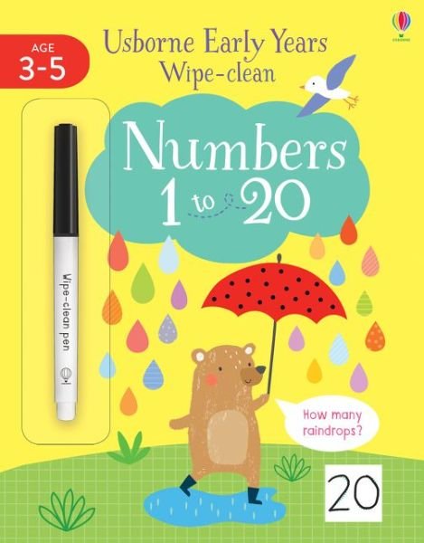 Cover for Jessica Greenwell · Early Years Wipe-Clean Numbers 1 to 20 - Usborne Early Years Wipe-clean (Paperback Bog) (2020)