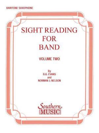 Cover for Billy Evans · Sight Reading for Band, Book 2 (Sheet music) (1990)