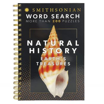 Cover for Smithsonian · Smithsonian Word Search Natural History: Earth's Treasures (Spiral Book) (2023)