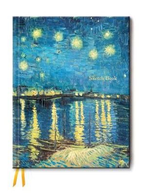 Cover for Flame Tree · Vincent van Gogh: Starry Night over the Rhone (Blank Sketch Book) - Luxury Sketch Books (Papirvare) (2015)