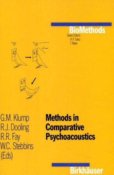 Cover for G M Klump · Methods in Comparative Psychoacoustics - Biomethods (Paperback Bog) [Softcover reprint of the original 1st ed. 1995 edition] (2012)