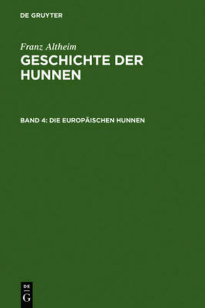 Cover for Eugen Lozovan · Die europäischen Hunnen (Book) (1975)