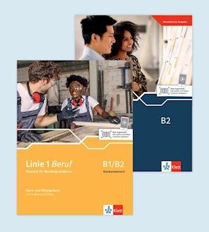 Cover for Susan Kaufmann · Linie 1 Beruf B1/B2 und B2. Paket aus Linie 1 Beruf B1/B2 Brückenelement und Linie 1 Beruf B2 (Paperback Book) (2022)