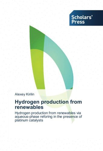 Cover for Alexey Kirilin · Hydrogen Production from Renewables: Hydrogen Production from Renewables Via Aqueous-phase Reforing in the Presence of Platinum Catalysts (Pocketbok) (2014)