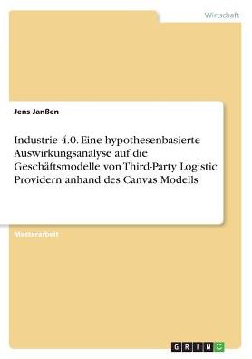 Cover for Janßen · Industrie 4.0. Eine hypothesenba (Book) (2017)