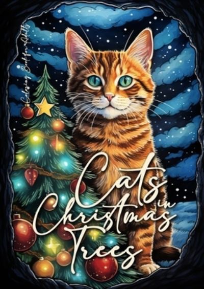 Cover for Monsoon Publishing · Katzen im Weihnachtsbaum Malbuch für Erwachsene (Book) (2023)