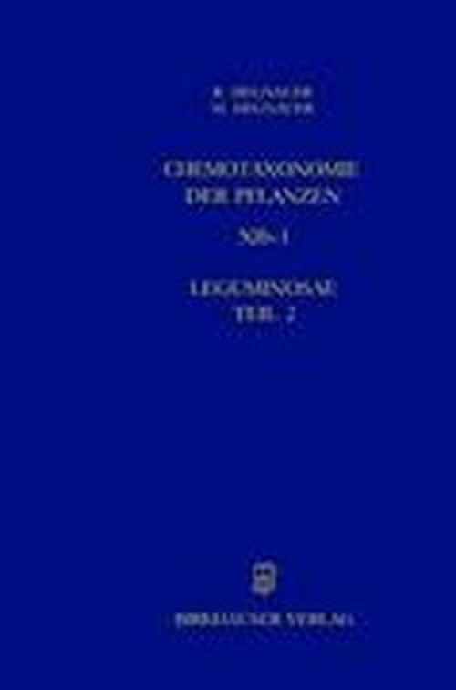 Cover for R. Hegnauer · Chemotaxonomie der Pflanzen: Band XIb-1: Leguminosae Teil 2: Caesalpinioideae und Mimosoideae - Chemische Reihe (Hardcover Book) [1996 edition] (1996)