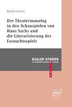 Cover for Freund · Der Theatermonolog in den Schaus (Book)