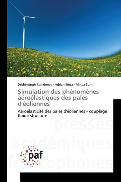 Cover for Sorin Minea · Simulation Des Phenomenes Aeroelastiques Des Pales D'eoliennes (Taschenbuch) (2018)