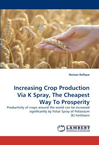 Cover for Noman Rafique · Increasing Crop Production Via K Spray, the Cheapest Way to Prosperity: Productivity of Crops Around the World Can Be Increased Significantly by Foliar Spray of Potassium (K) Fertilizers (Pocketbok) (2011)