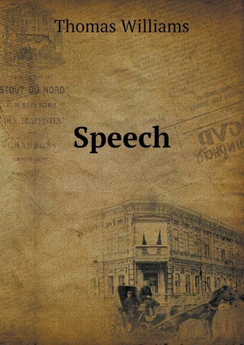 Cover for Thomas Williams · Speech (Paperback Book) (2013)