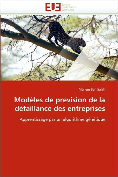 Cover for Meriem Ben Salah · Modèles De Prévision De La Défaillance Des Entreprises: Apprentissage Par Un Algorithme Génétique (Paperback Book) [French edition] (2018)