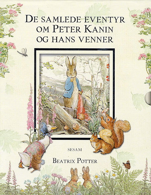 Cover for Beatrix Potter · De samlede eventyr om Peter Kanin og hans venner (Gebundesens Buch) [2. Ausgabe] [Indbundet] (2007)