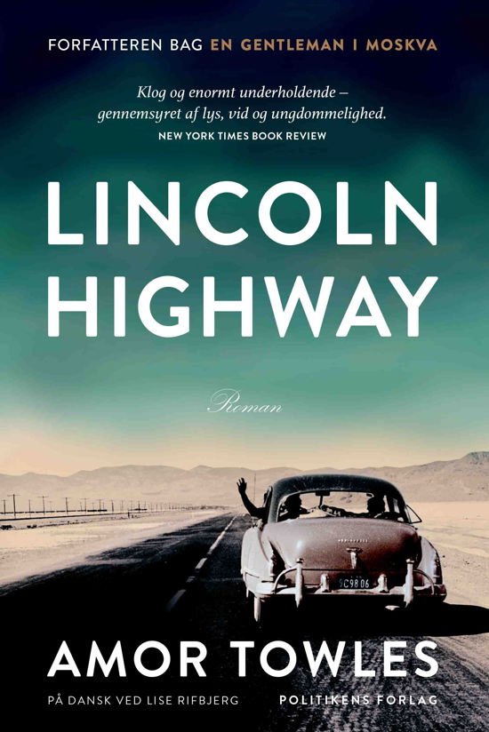 Cover for Amor Towles · Lincoln Highway (Bound Book) [1º edição] (2023)