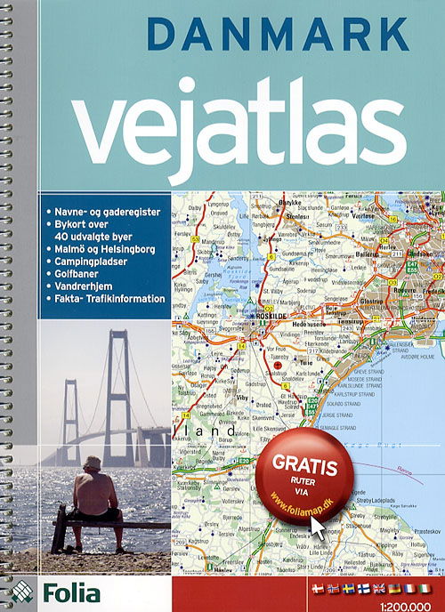 Cover for Folia · Danmark vejatlas med oplevelser (Spiral Book) [1º edição] (2006)