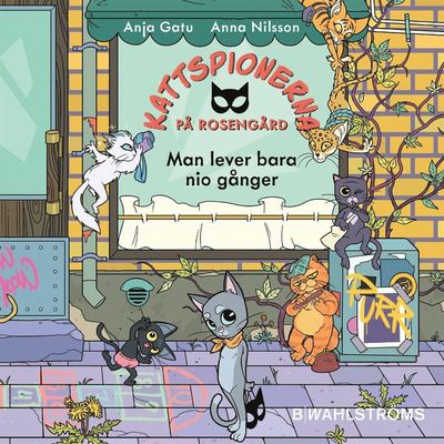 Cover for Anja Gatu · Kattspionerna på Rosengård: Man lever bara nio gånger (Lydbog (MP3)) (2021)