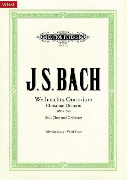 Cover for Johann Sebasti Bach · Christmas Oratorio BWV 248 (Vocal Score) (Sheet music) (2001)