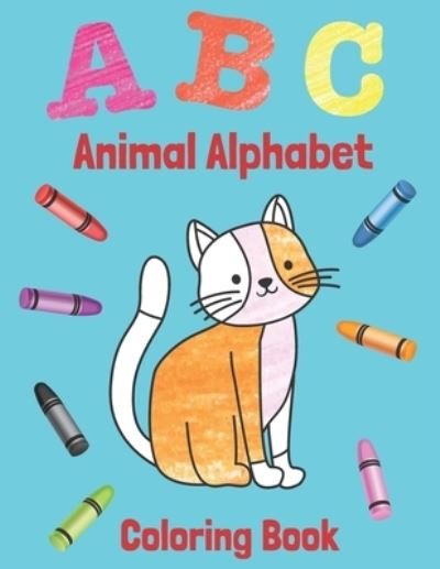 Cover for Kawaii Life Publishing · ABC Animal Alphabet Coloring Book (Pocketbok) (2020)