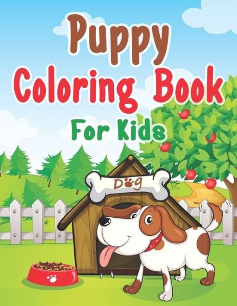 Cover for Faruk Coloring Publication · Puppy Coloring Book For Kids (Paperback Book) (2021)