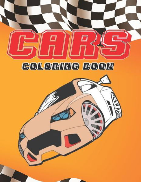 Cover for Saha Art · Cars Coloring Book (Paperback Book) (2021)