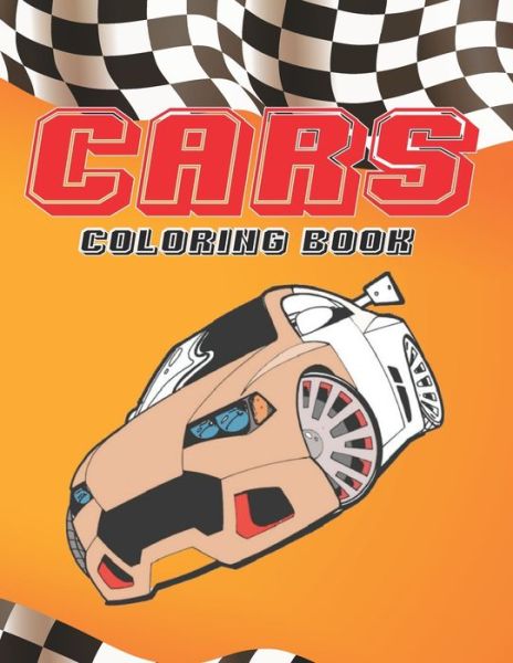 Cover for Saha Art · Cars Coloring Book (Paperback Bog) (2021)