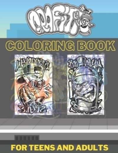 Golden Bow · Graffiti Coloring Book For Teens And Adults (Taschenbuch) (2021)