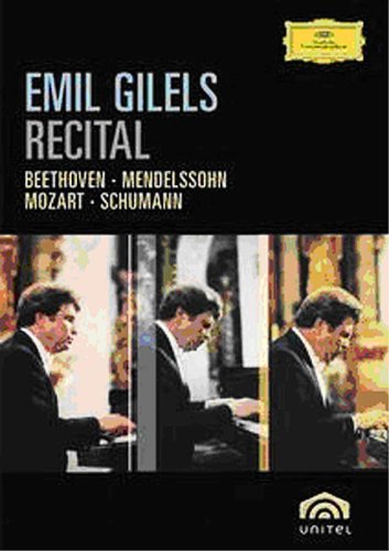 Cover for Emil Gilels · Recital: Beethoven / Mozart / Schumann Etc. (DVD) (2007)