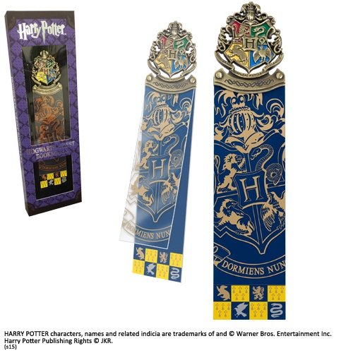 Hp Hogwarts Crest Bookmark - Harry Potter - Merchandise - NOBLE COLLECTION UK LTD - 0849421002657 - 16. august 2023