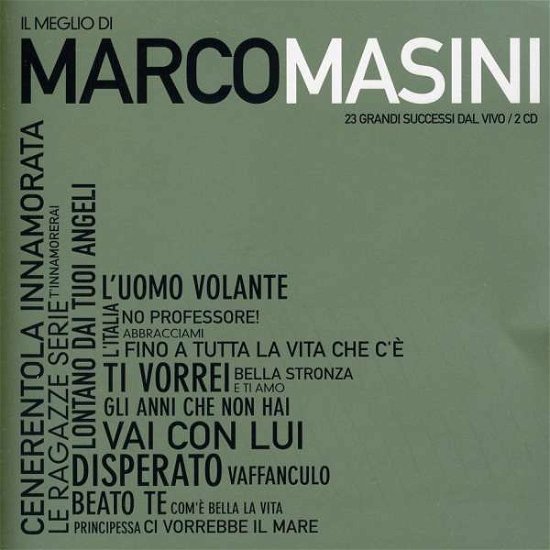 Cover for Marco Masini · Il Meglio Di Marco Masini (CD) (2011)