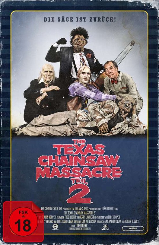 Cover for Tobe Hooper · The Texas Chainsaw Massacre 2-lim (Blu-ray) (2019)