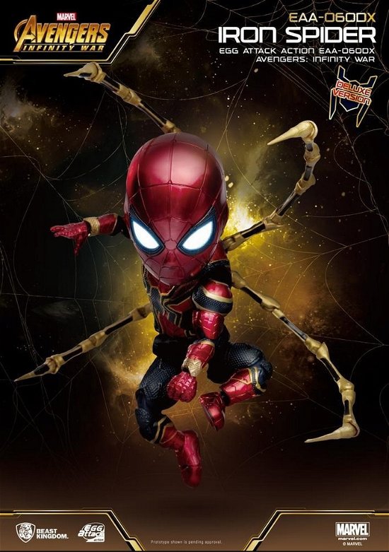 Marvel - Egg Attack Iron Spider Deluxe Version - Beast Kingdom - Merchandise - BEAST KINGDOM - 4710227010657 - 28. August 2019
