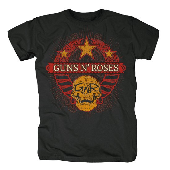 Cover for Guns N' Roses · Wheat Skully Black (T-shirt) [size L] (2014)