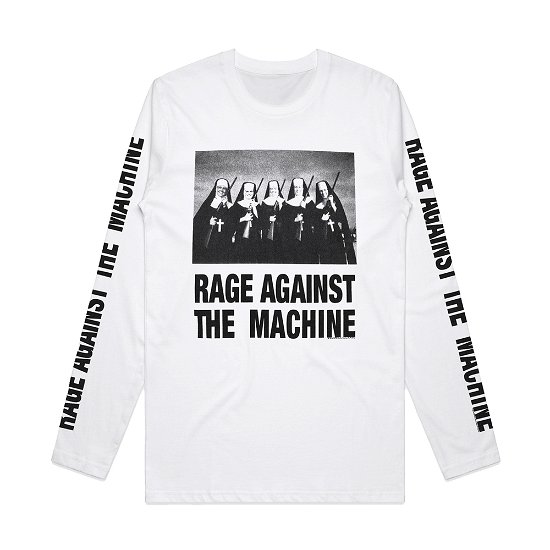 Cover for Rage Against the Machine · Nuns and Guns (TØJ) [size M] [White (Fotl) edition] (2020)