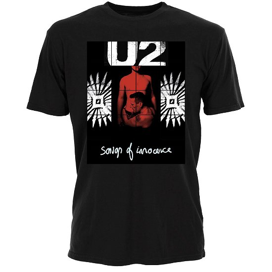 U2 Unisex T-Shirt: Songs of Innocence Red Shade - U2 - Marchandise -  - 5060420685657 - 