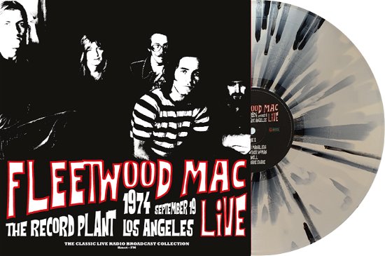 Cover for Fleetwood Mac · Live At The Record Plant 1974 (White / Black Splatter Vinyl) (LP) (2022)