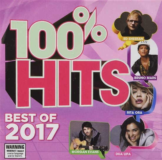 Cover for 100% Hits: Best of 2017 / Various · 100% Hits - Best Of 2017 (CD) (2017)