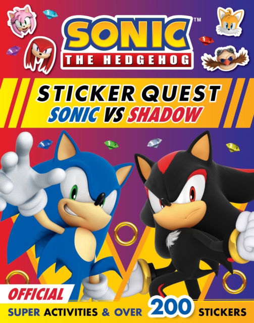 Cover for Sega · Sonic the Hedgehog Sticker Quest: Sonic vs Shadow (Pocketbok) (2025)