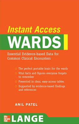 Cover for Anil Patel · LANGE Instant Access Wards - LANGE Instant Access (Paperback Book) [Ed edition] (2006)