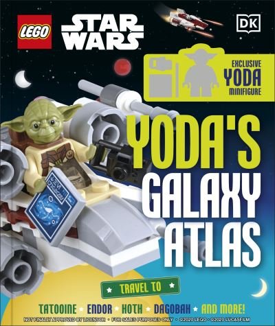 LEGO Star Wars Yoda's Galaxy Atlas - Simon Hugo - Livros - Dorling Kindersley Ltd - 9780241467657 - 1 de abril de 2021