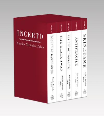 Incerto: Fooled by Randomness, The Black Swan, The Bed of Procrustes, Antifragile, Skin in the Game - Incerto - Nassim Nicholas Taleb - Bøger - Random House Publishing Group - 9780593243657 - 4. maj 2021